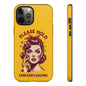 Phone Case - "Please Hold, Sarcasm Loading" Retro Pin-Up Tough Case