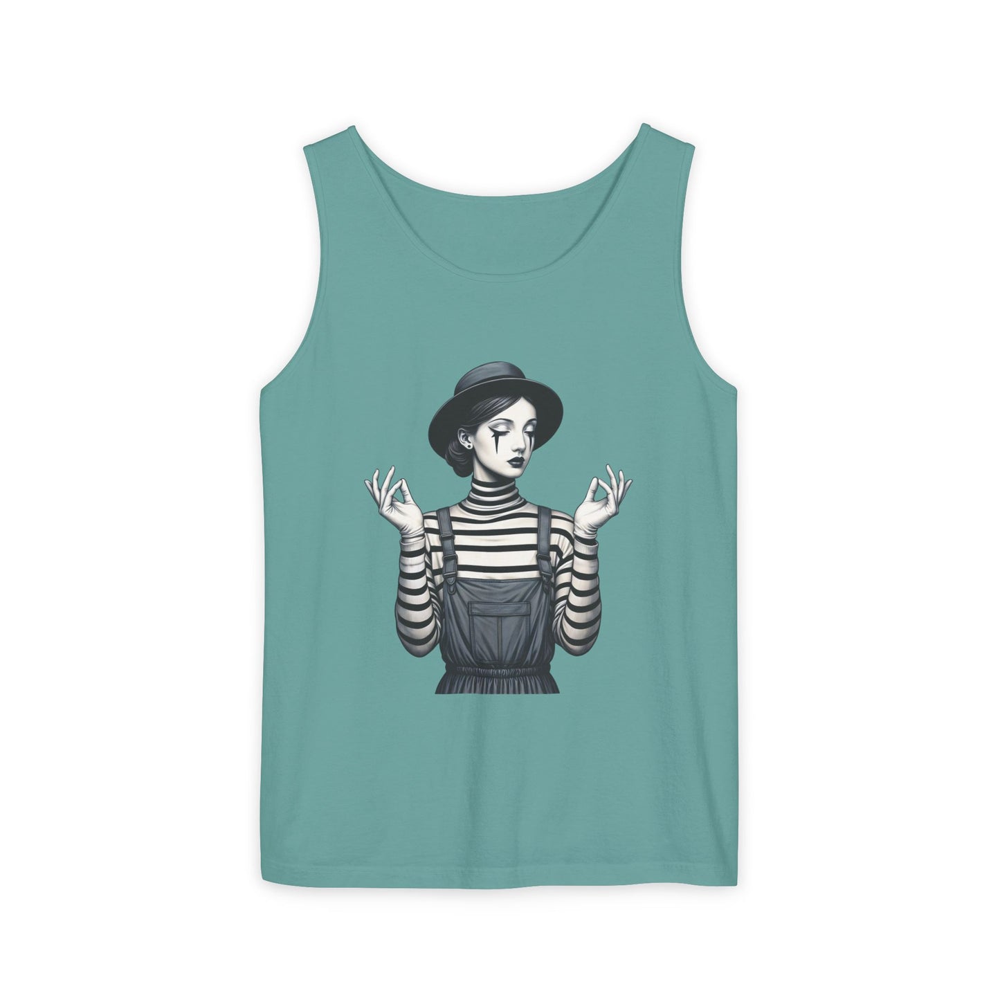 Bohemian Chic Tank Top with Artistic Print, Casual Summer Wear