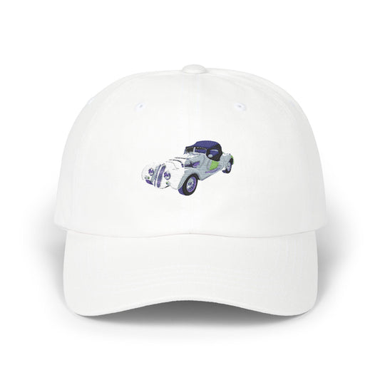 Classic Car Dad Cap, Vintage Auto Hat, Perfect Gift for Car Lovers, Adjustable Dad Hat, Casual Style for Any Occasion