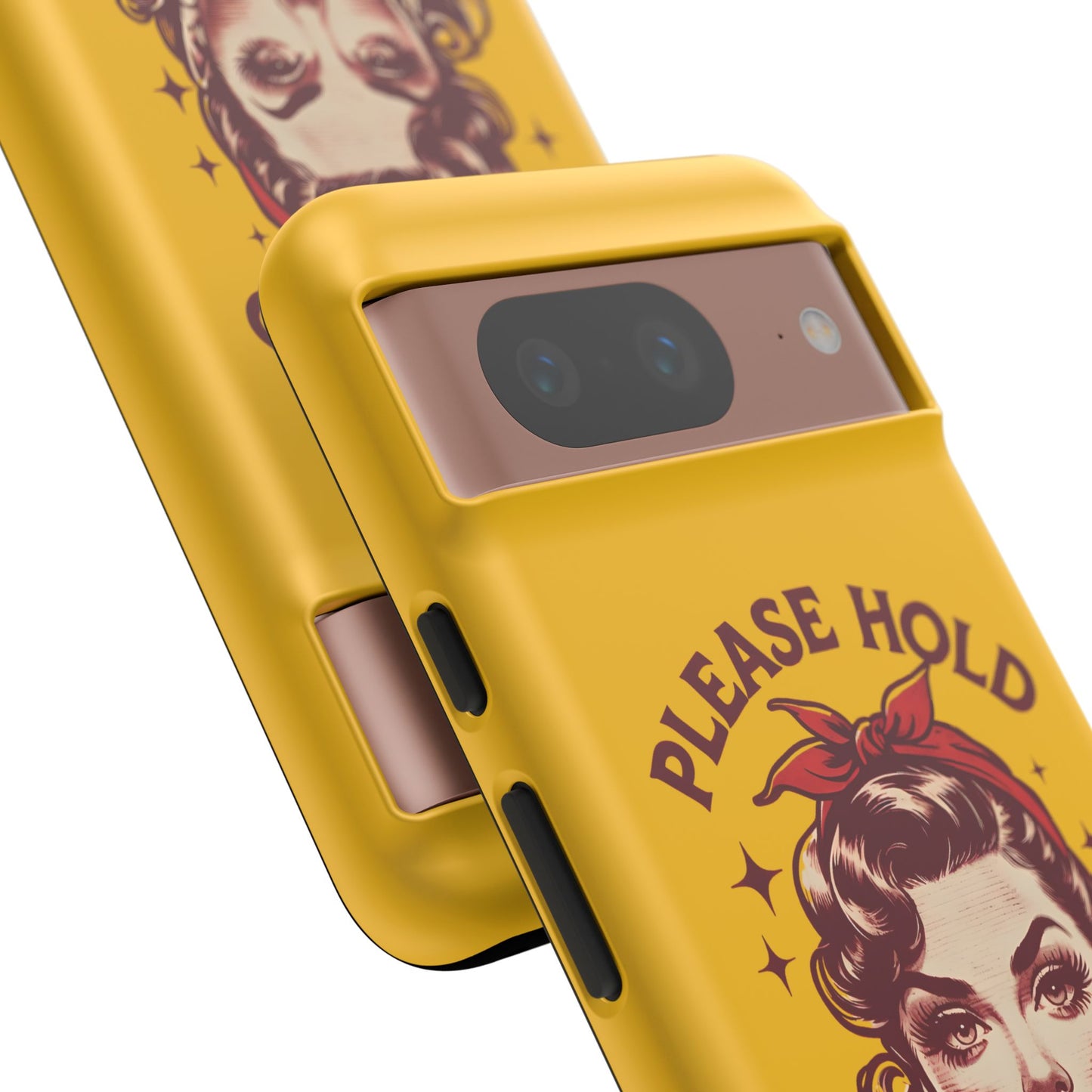Phone Case - "Please Hold, Sarcasm Loading" Retro Pin-Up Tough Case