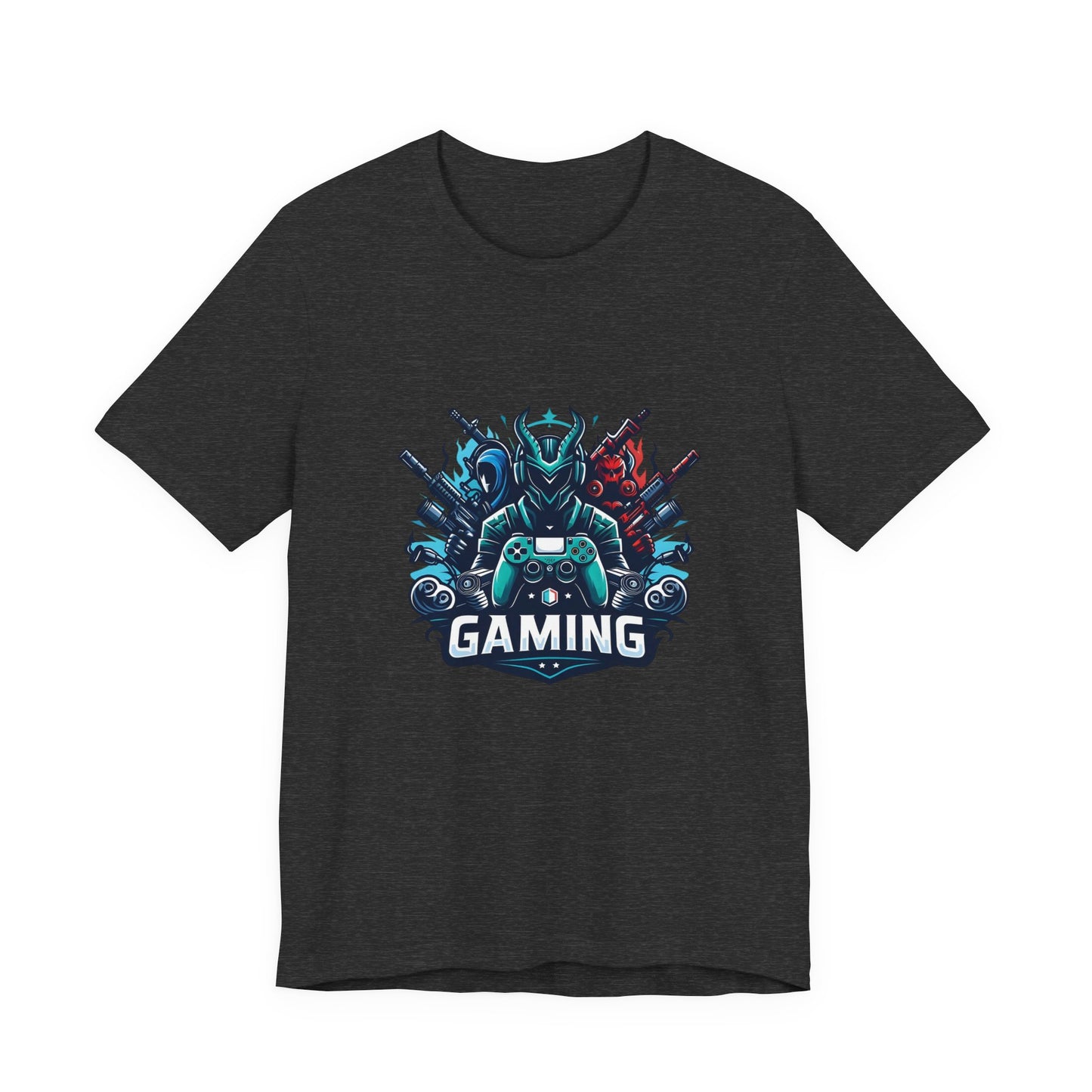 Gaming Controller Emblem Tee — Esports Gamer Graphic T-Shirt
