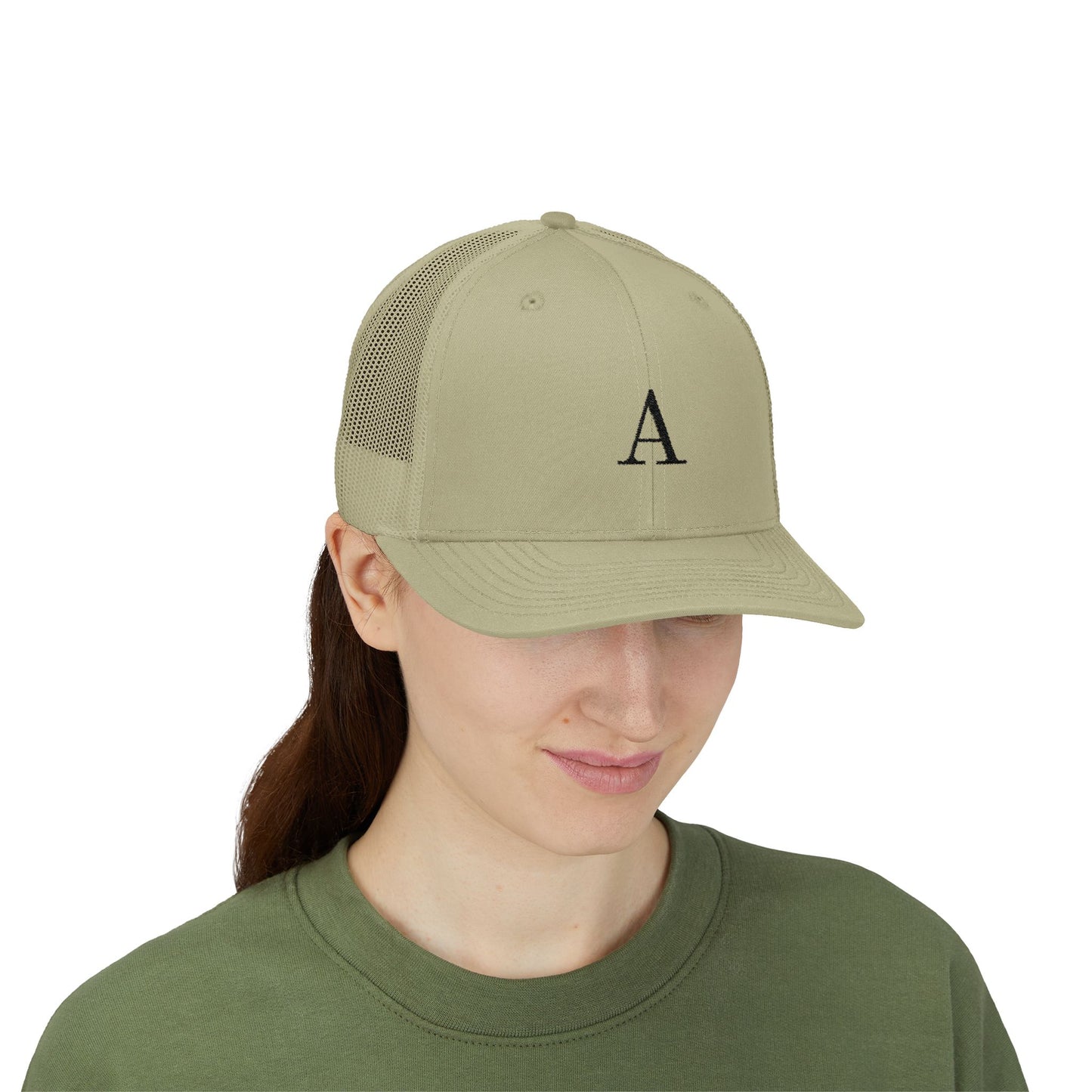 Snapback Trucker Cap - Letter A