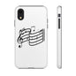 Musical Notes Phone Case — Black Treble Clef Music Staff Tough Case
