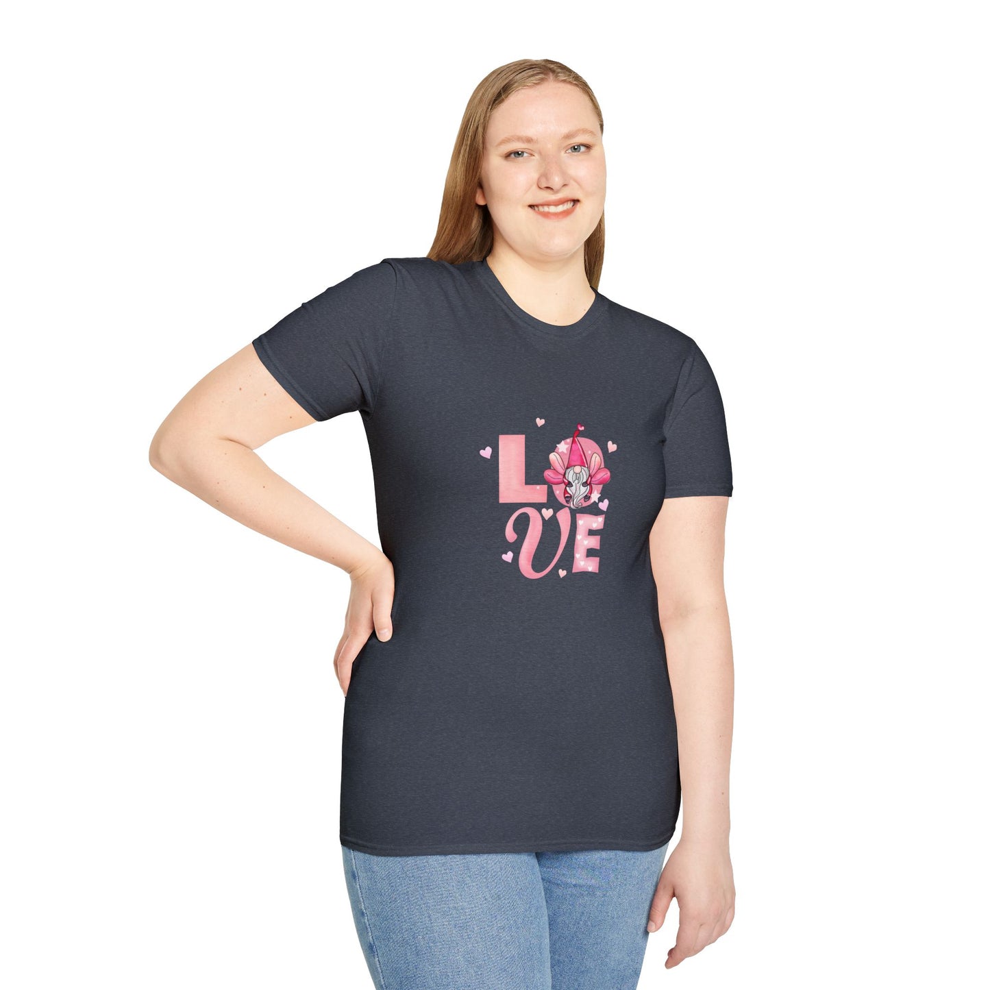 Love Cherry Blossom T-Shirt — Pink Floral "LOVE" Graphic Tee