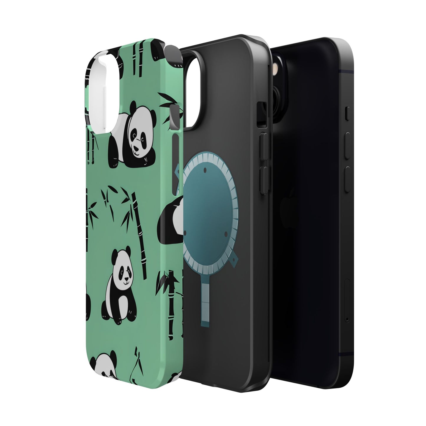 Panda Bamboo Magnetic Impact-Resistant Phone Case
