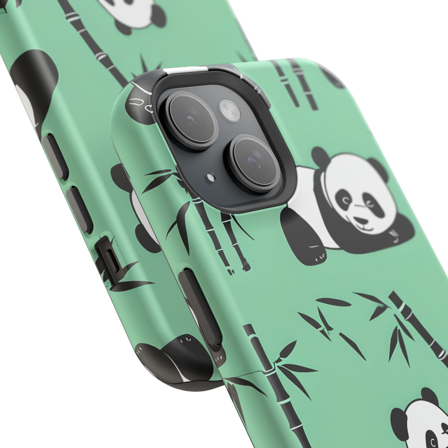 Panda Bamboo Magnetic Impact-Resistant Phone Case