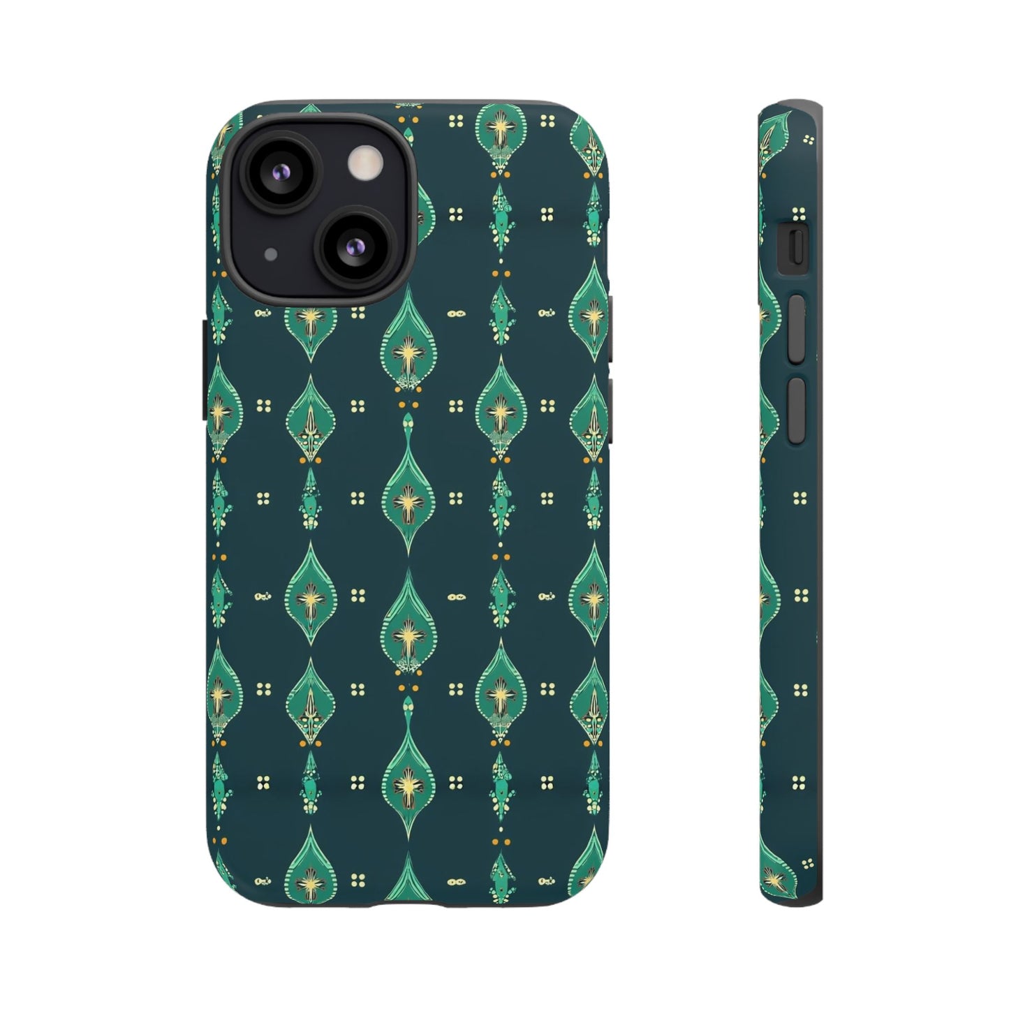 Emerald Boho Teardrop Phone Case