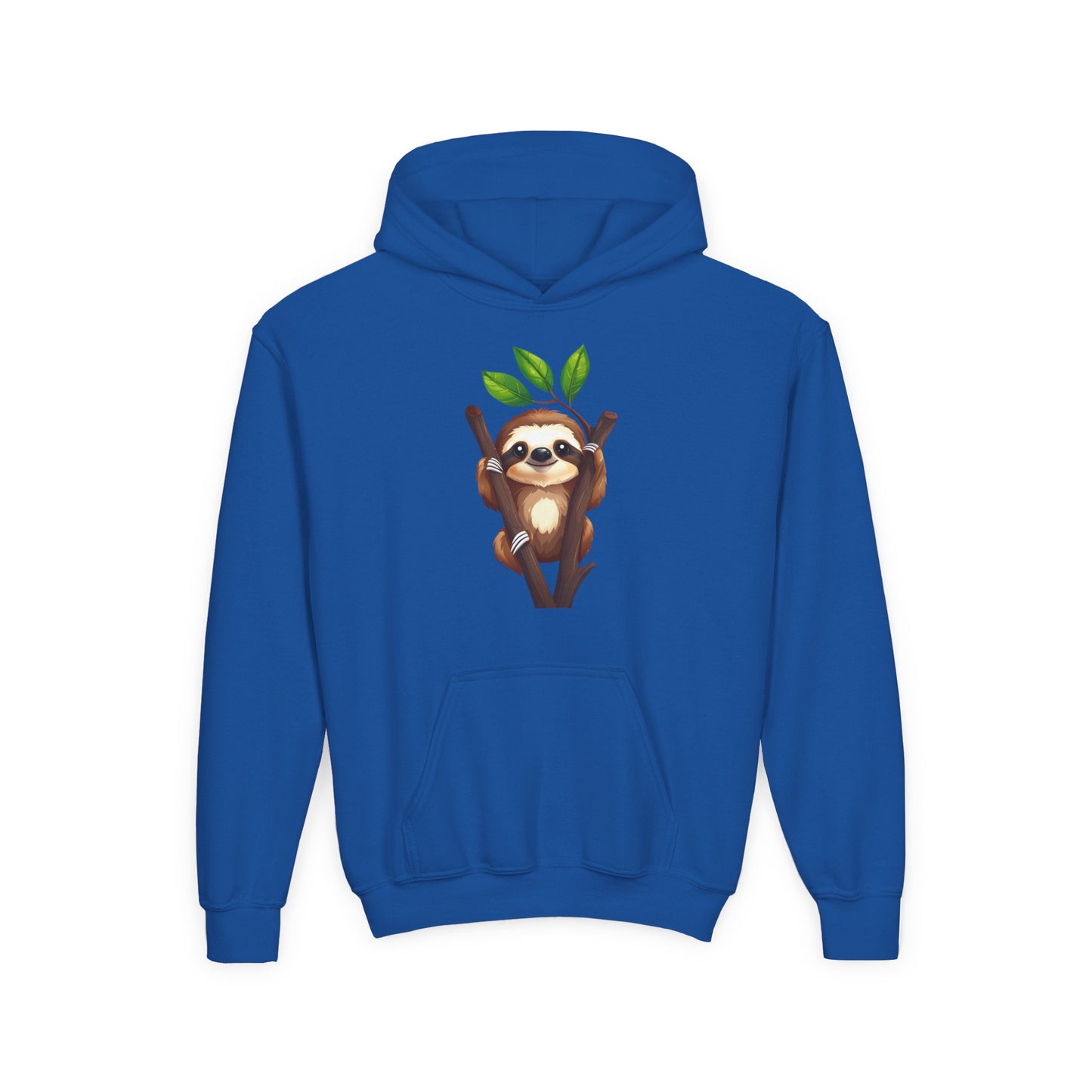Cute Sloth on Branch Hoodie | Kids Sweatshirt