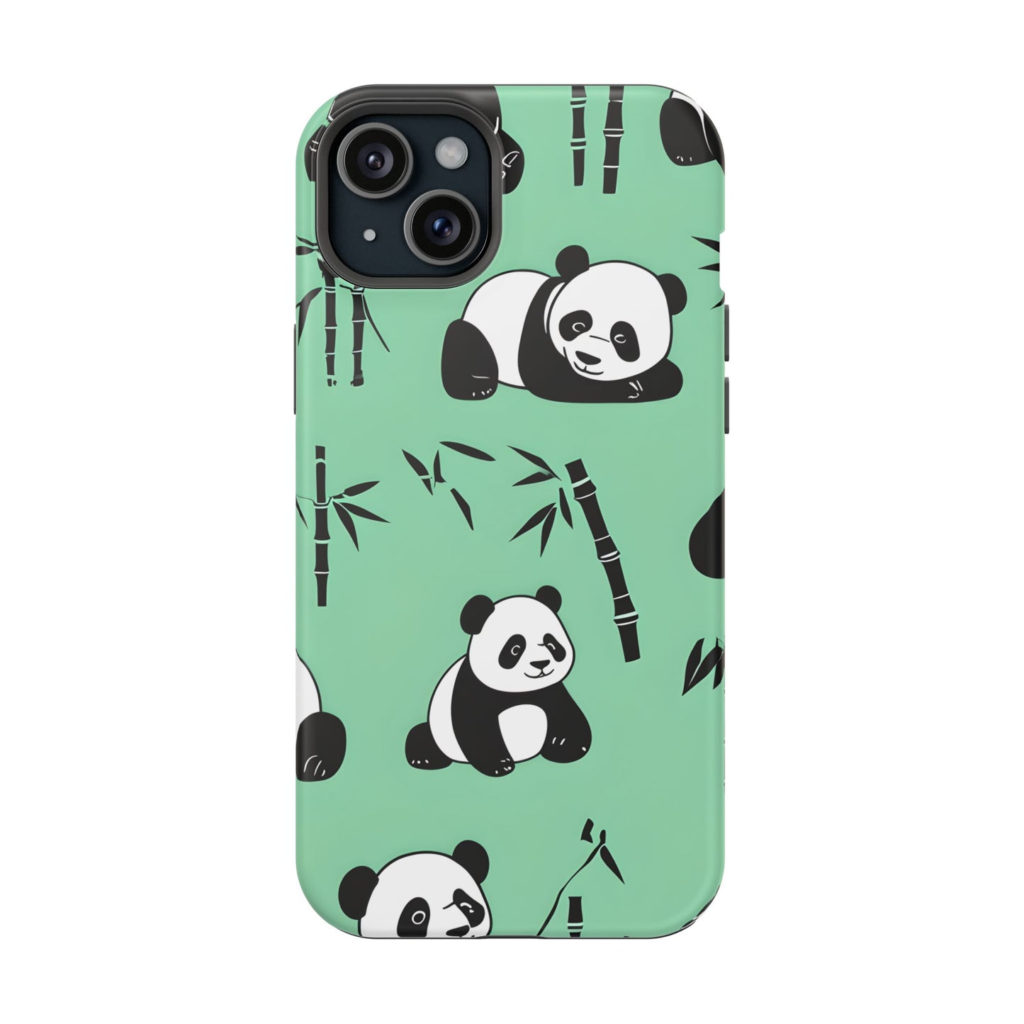 Panda Bamboo Magnetic Impact-Resistant Phone Case