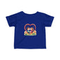 Infant Tee — Cute Heart Kids Valentine Design