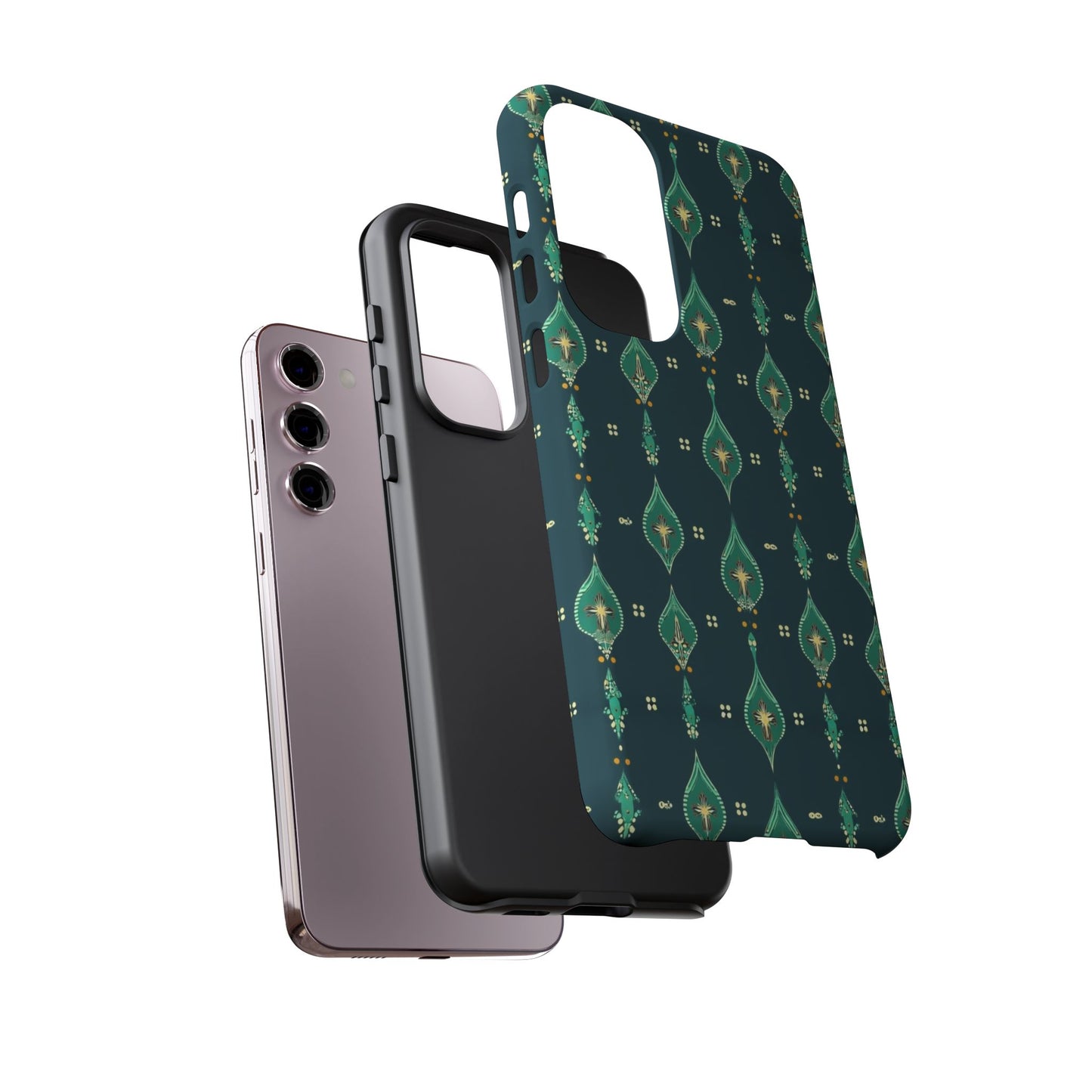 Emerald Boho Teardrop Phone Case