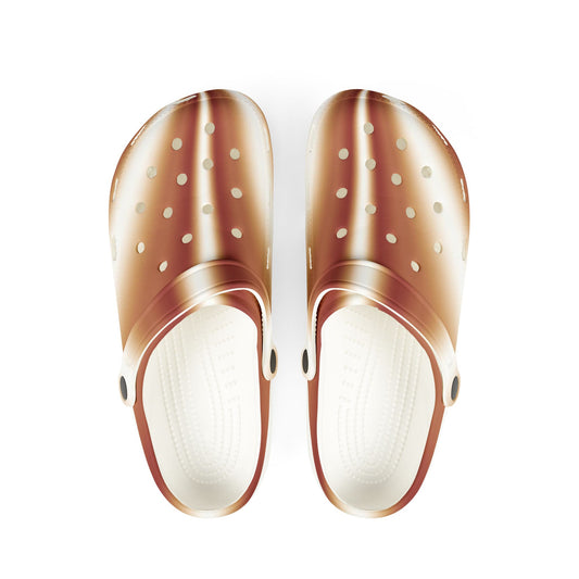 Rose Gold Foam Clogs — Lightweight EVA Slip-On Shoes