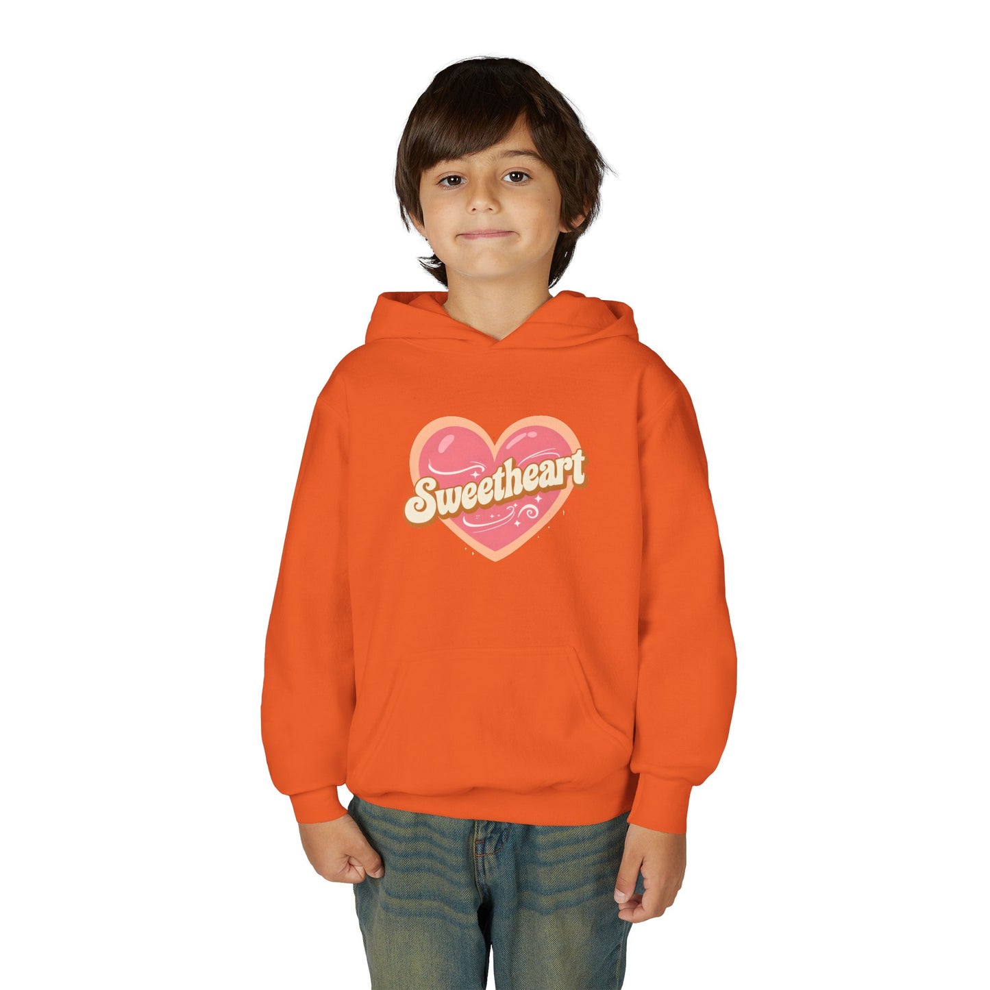 Sweetheart Heart Graphic Hoodie | Youth sweatshirt