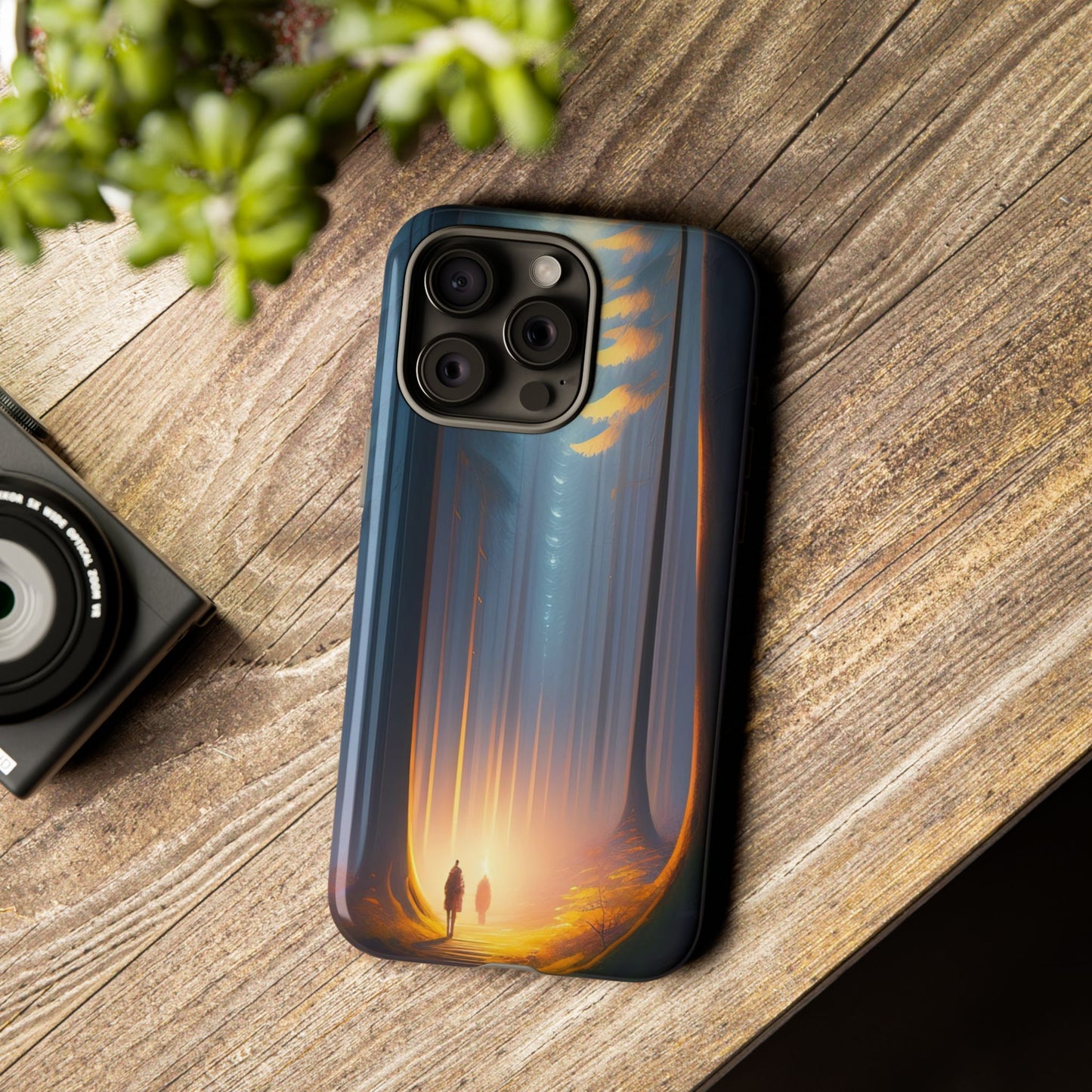 Phone Case — Mystical Forest Nightscape Protective Tough Case