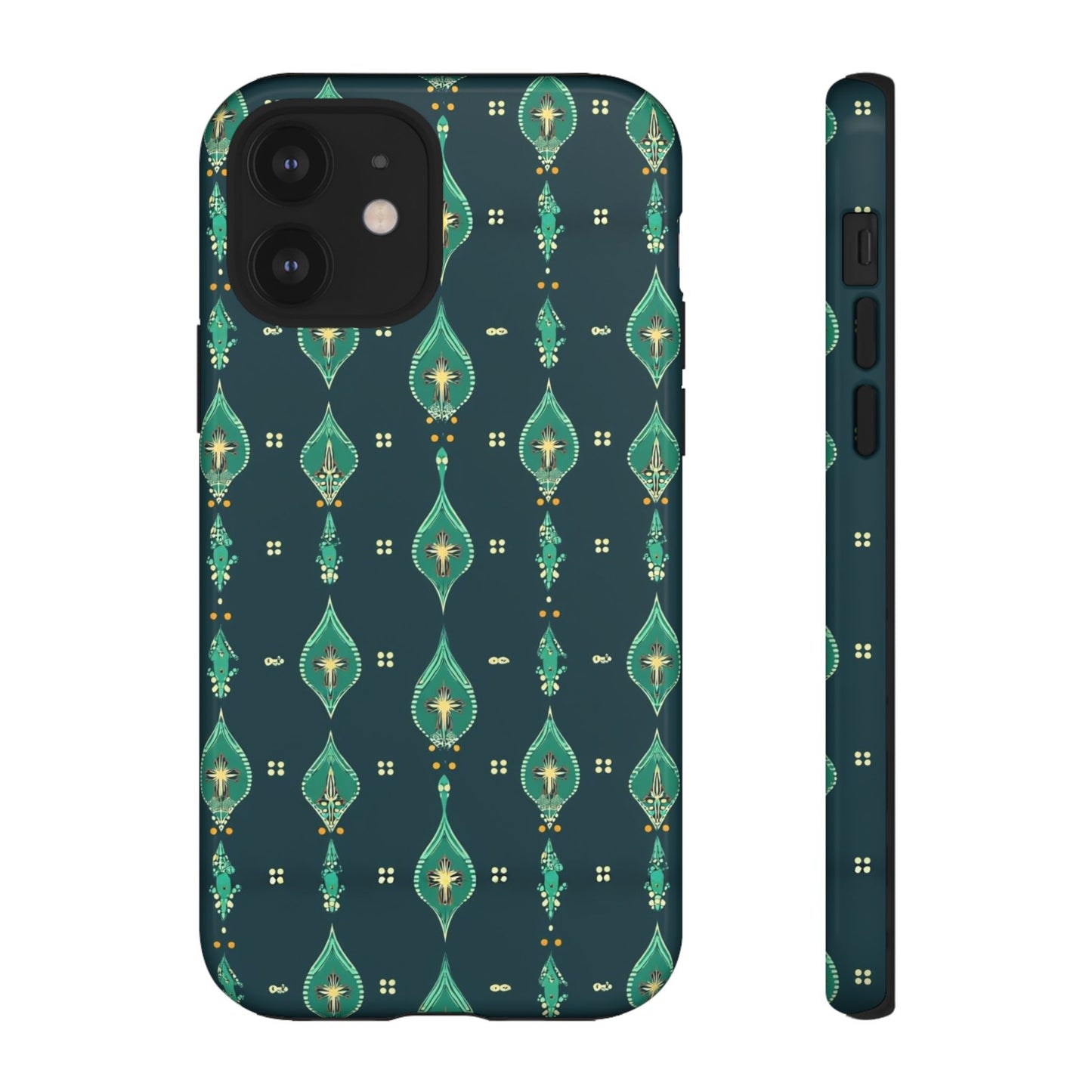 Emerald Boho Teardrop Phone Case