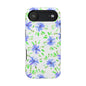 Floral Blue Watercolor Phone Case — Magnetic Impact-Resistant