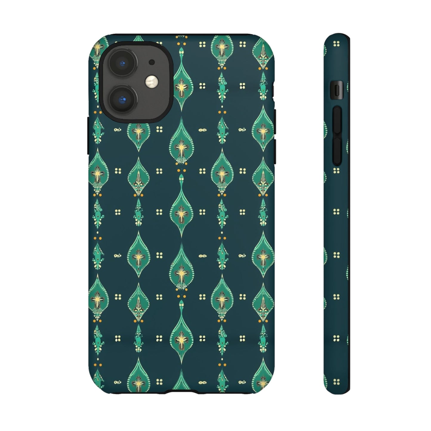 Emerald Boho Teardrop Phone Case