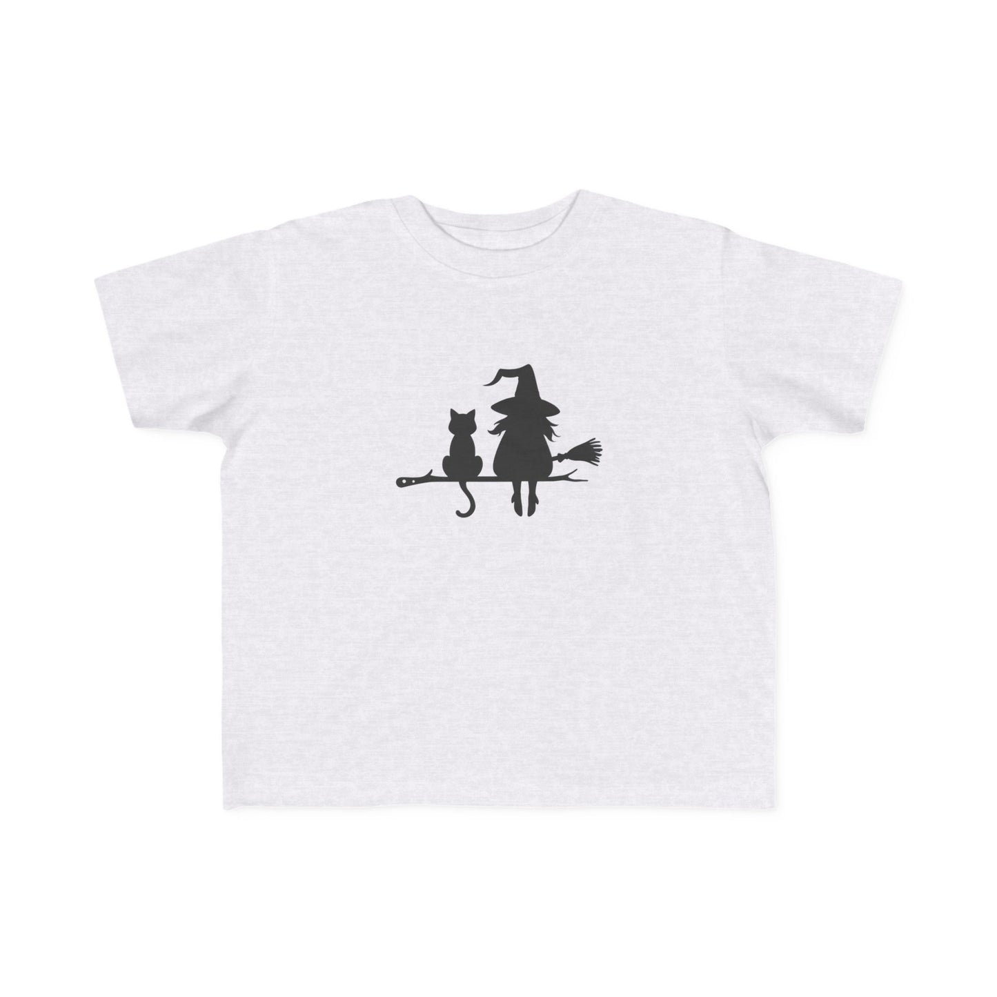 Toddler Witch and Cat Tee | Halloween T-Shirt, Kids Graphic Tee, Witch Shirt, Toddler Costume, Fall Apparel