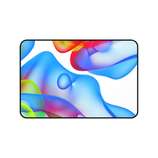 Vibrant Abstract Desk Mat for Home Office, Colorful Mousepad, Desk Decor, Unique Gift for Students, Ideal for Workspaces & Gamers