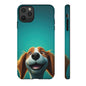 Happy Dog Phone Case — Cute Cartoon Puppy Protective Phone Cover