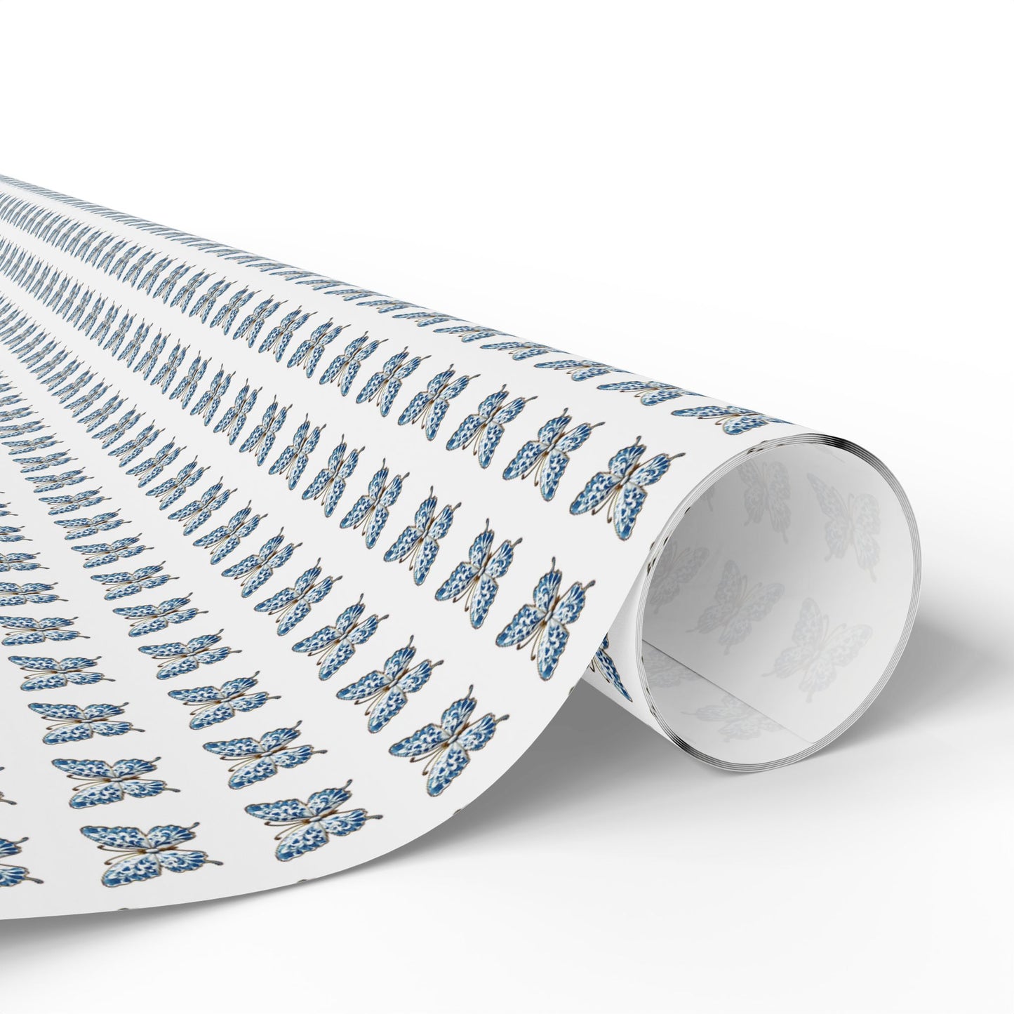 Easter Bunny Pattern Wrapping Paper Roll – Cute Blue Bunny Gift Wrap for Kids, Baby Showers & Spring Holidays