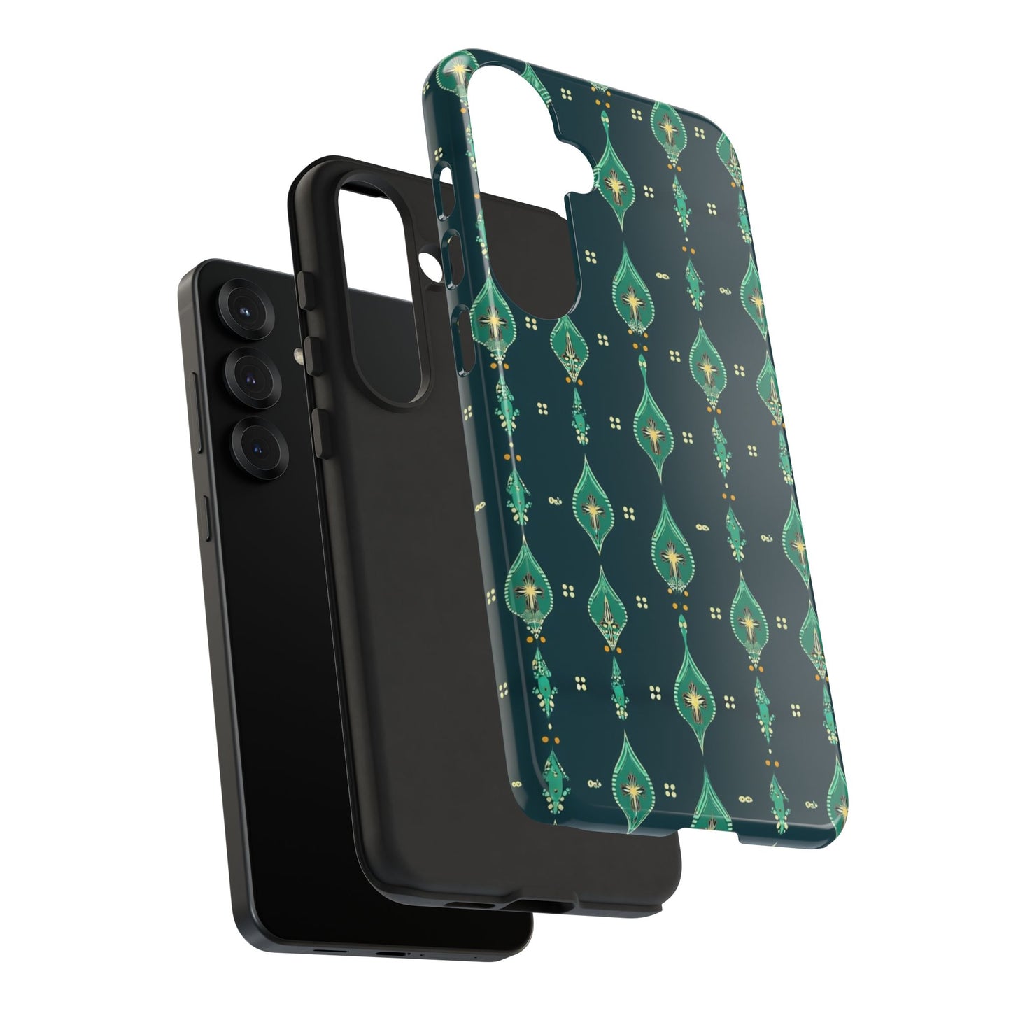Emerald Boho Teardrop Phone Case