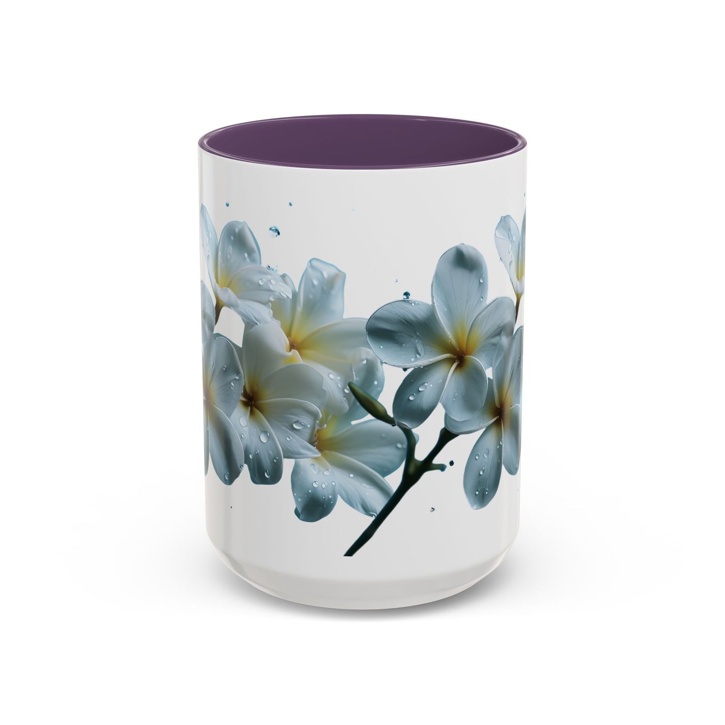 Floral Accent Coffee Mug
