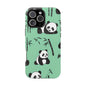 Panda Bamboo Magnetic Impact-Resistant Phone Case