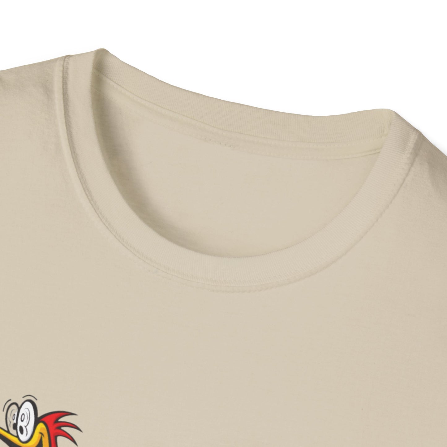 Whimsical Unisex Softstyle T-Shirt, Fun Graphic Tee