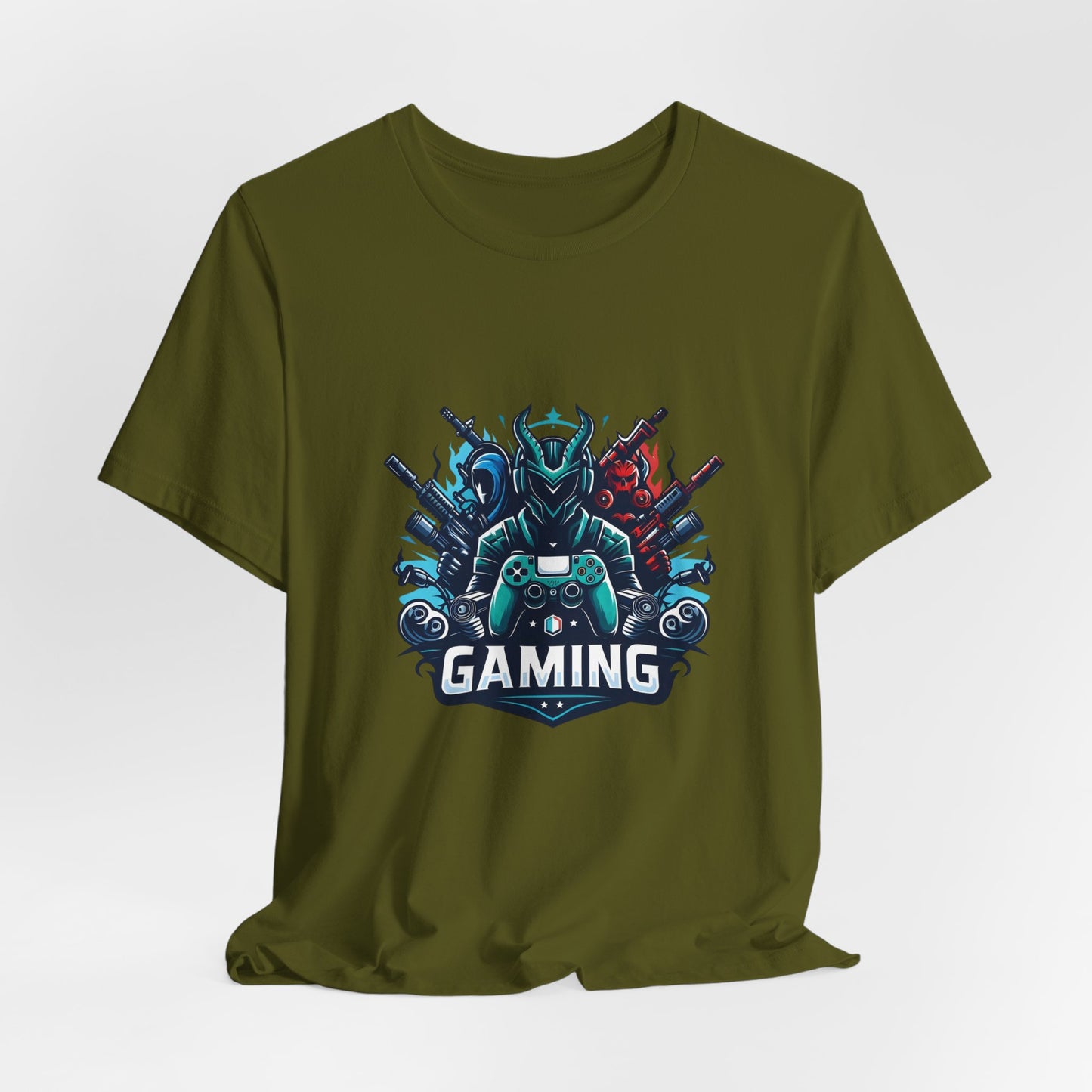 Gaming Controller Emblem Tee — Esports Gamer Graphic T-Shirt