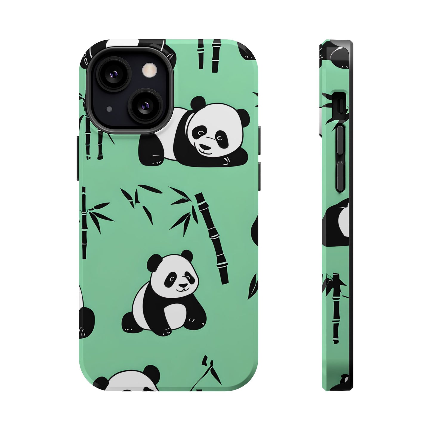 Panda Bamboo Magnetic Impact-Resistant Phone Case