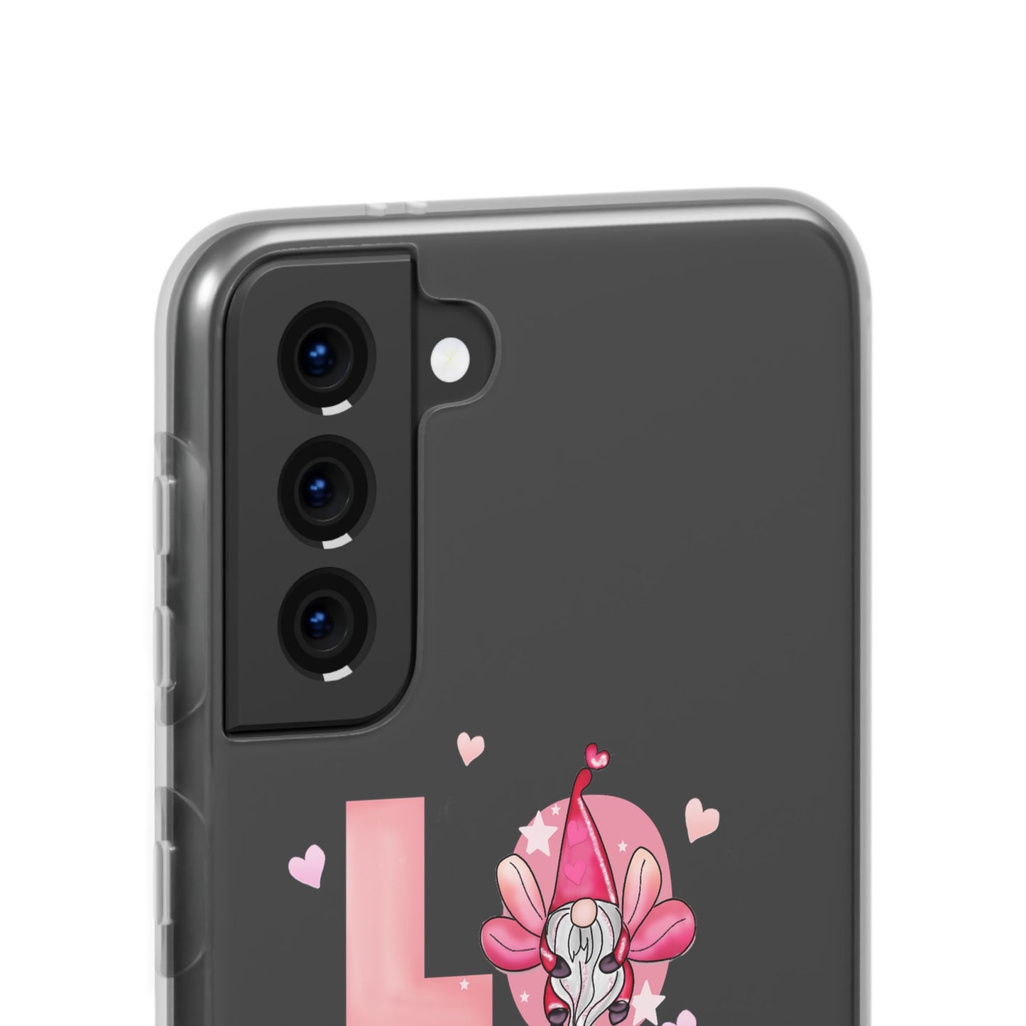 Love Gnome Phone Case — Cute Pink Valentine Flexi Case