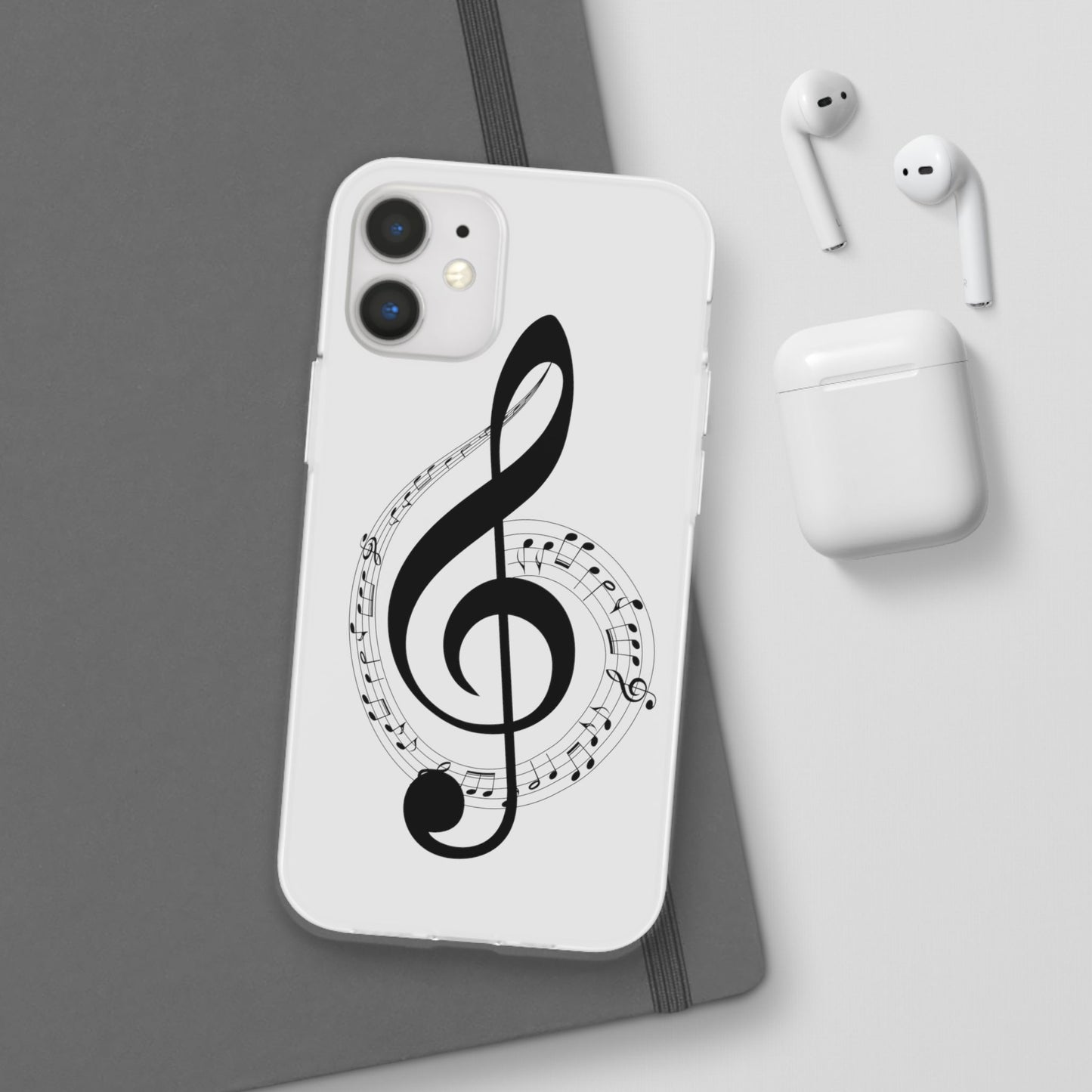 Phone Case — Musical Treble Clef Design