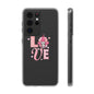 Love Gnome Phone Case — Cute Pink Valentine Flexi Case