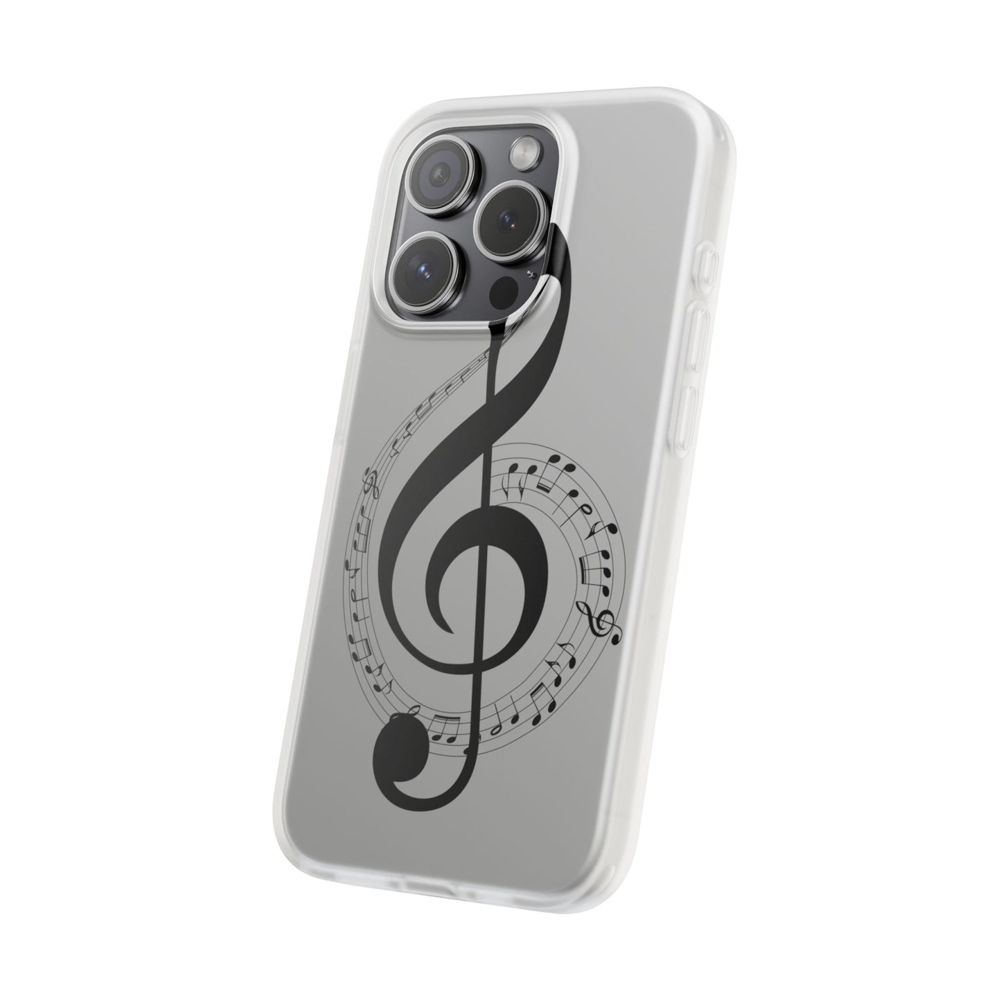 Phone Case — Musical Treble Clef Design