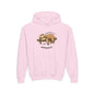 Youth Hoodie — 'Napaholic' Cute Sleeping Sloth Pullover