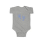 Baby Footprint Infant Bodysuit, Cute Baby Gift, Baby Shower Gift, Newborn Outfit, Milestone Clothing