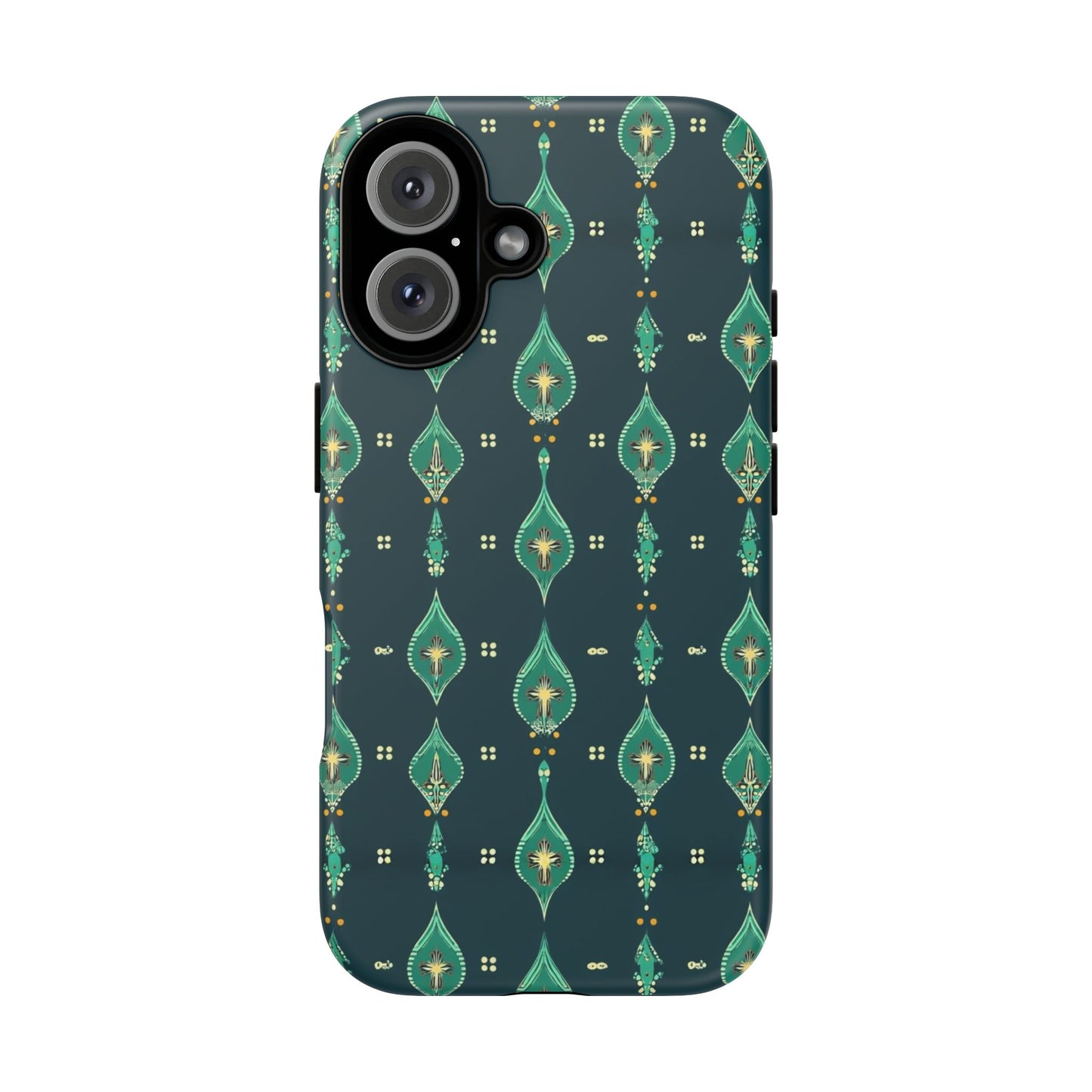 Emerald Boho Teardrop Phone Case