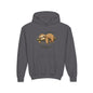 Youth Hoodie — 'Napaholic' Cute Sleeping Sloth Pullover