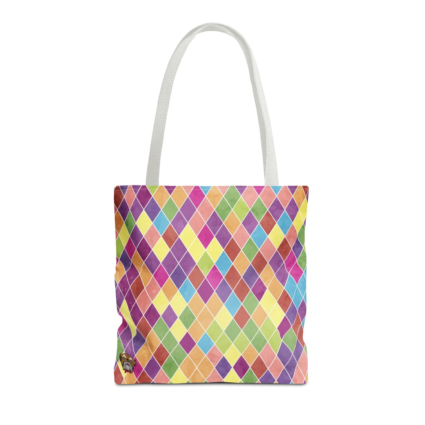 Colorful Geometric Tote Bag, Funky Shoulder Bag, Eco-Friendly Shopping Tote, Stylish Beach Bag, Art-Inspired Everyday Bag