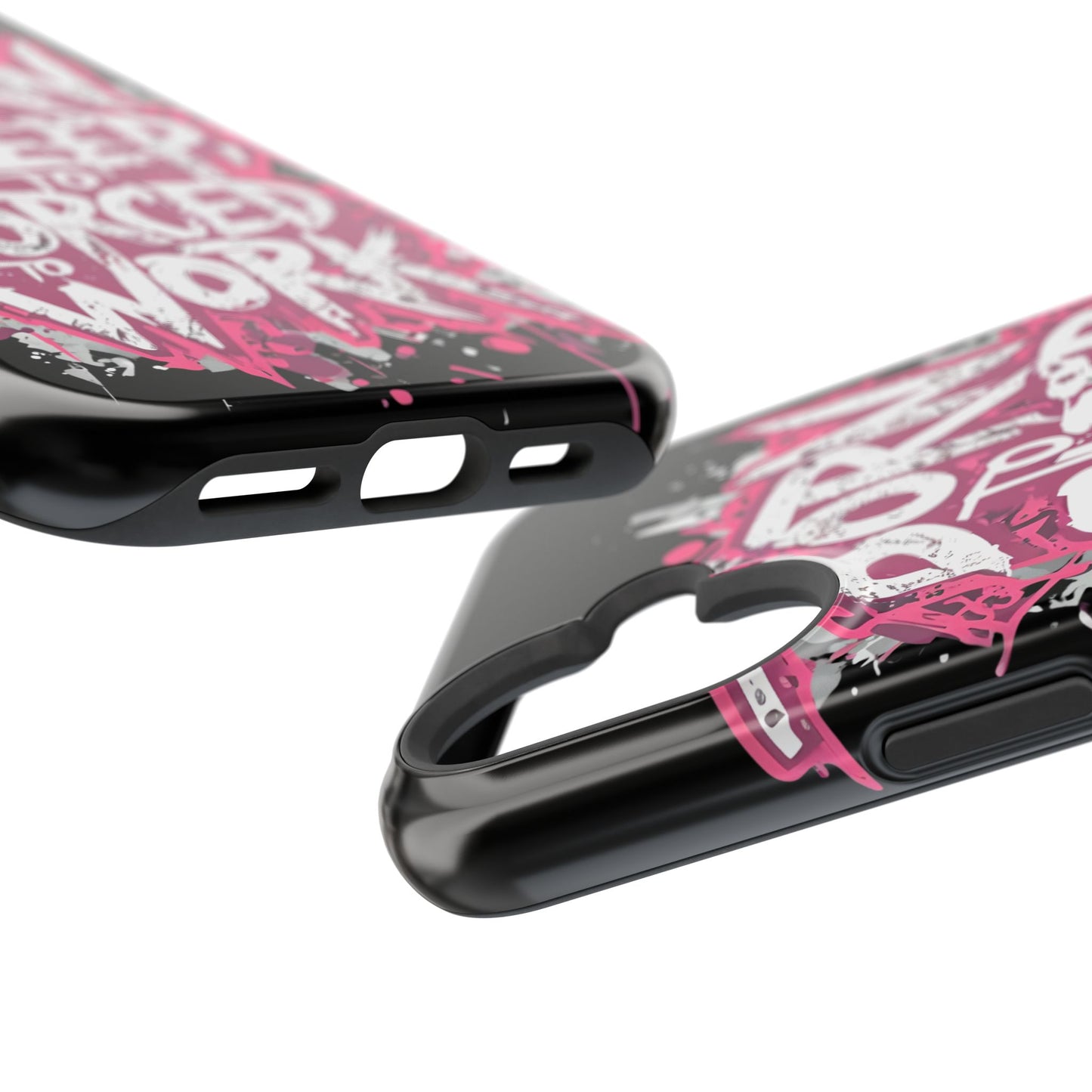 Phone Case — "Born to Sleep, Forced to Work" Impact-Resistant Magnetic Case