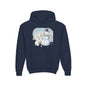 Kids Snowman Hoodie — Cute Polar Bear & Snowman Holiday Sweatshirt