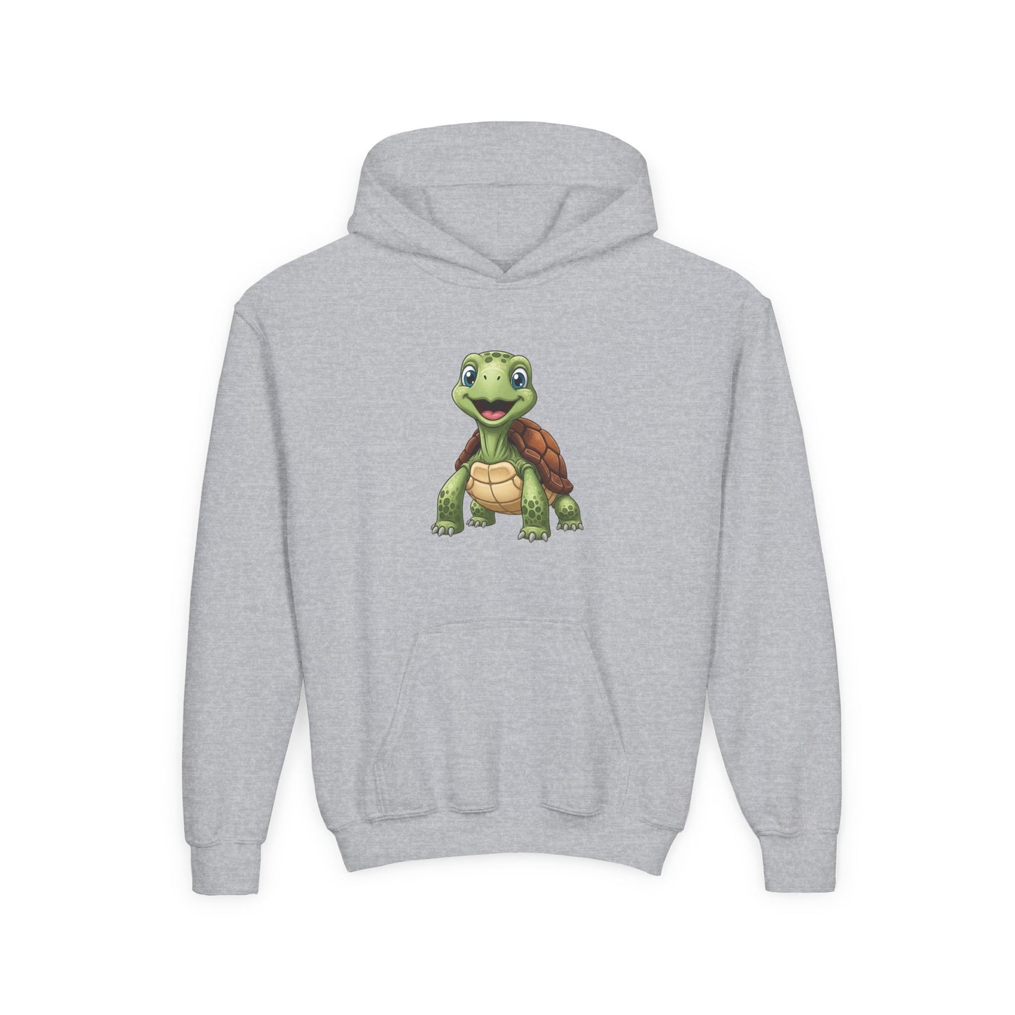 Kids Cute Turtle Hoodie - Playful Juvenile Turtle Graphic Sweatshirt
