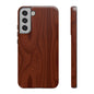 Wood Grain Phone Case, Natural Look, Tough Cases, Durable Protection, Unique Gift for Him or Her, Stylish Accessory