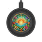 Quake Wireless Charging Pad  - Sunrise Stained Glass