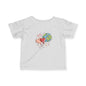 Infant Tee — "Love the Earth" Heart & Globe Baby Shirt