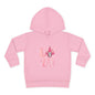 Toddler Hoodie — Pink "LOVE" Unicorn Heart Pullover
