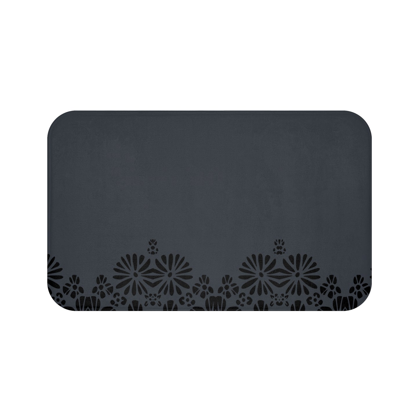 Floral Elegance Bath Mat - Chic Bathroom Decor, Home Spa Essentials, Gift for Her, Modern Design, Cozy Comfort