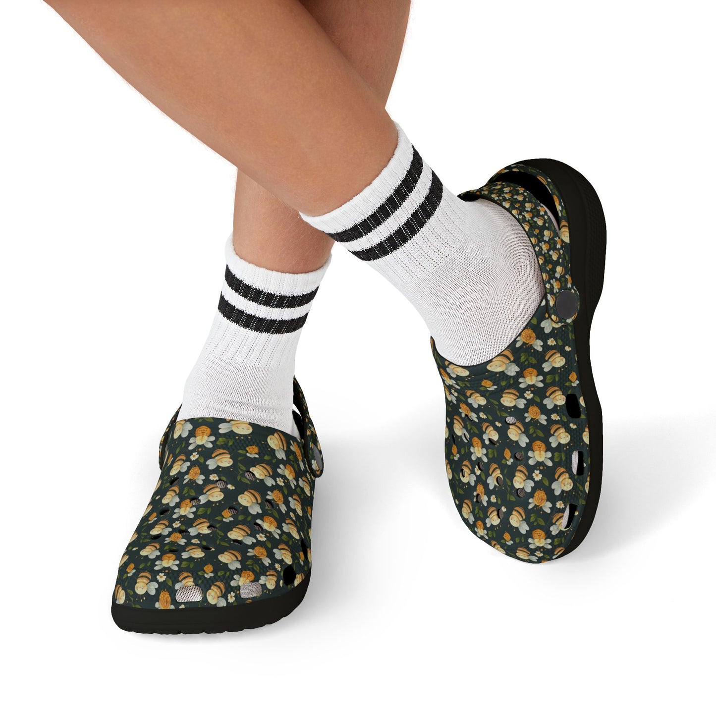 Floral Kid's Foam Clogs
