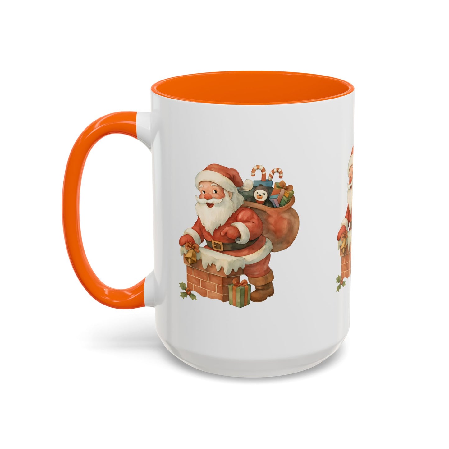 Festive Santa Coffee Mug, Holiday Gift, Christmas Decorations, Cozy Kitchen, Unique Mug, Santa-Themed Drinkware